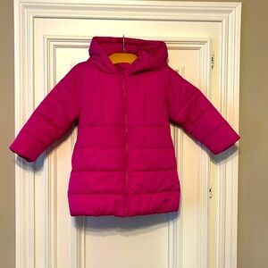 Gap Toddler Puffer Jacket in Fuchsia